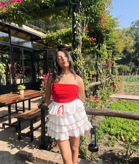 Cherry Tier Skirt