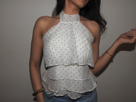 Polka dot top